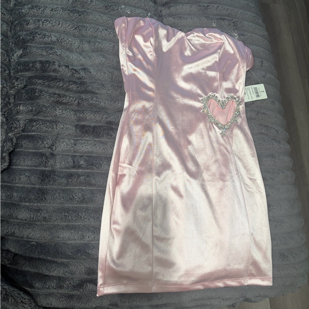 Pink Heart Women’s XS Dress